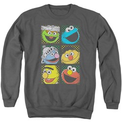 Sesame Street - Mens Group Squares Sweater