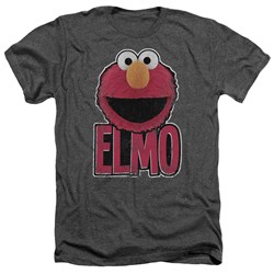 Sesame Street - Mens Elmo Smile Heather T-Shirt
