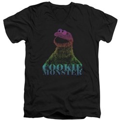 Sesame Street - Mens Cm Halftone V-Neck T-Shirt