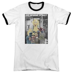Sesame Street - Mens Best Address Ringer T-Shirt