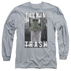 Sesame Street - Mens Talkin Trash Long Sleeve T-Shirt