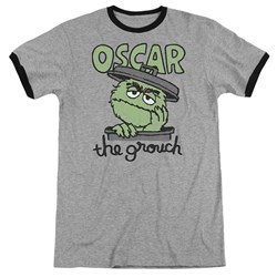 Sesame Street - Mens Canned Grouch Ringer T-Shirt