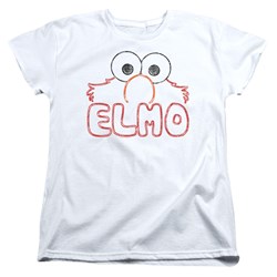 Sesame Street - Womens Elmo Letters T-Shirt