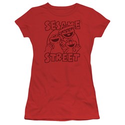 Sesame Street - Juniors Group Crunch T-Shirt