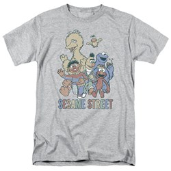Sesame Street - Mens Colorful Group T-Shirt