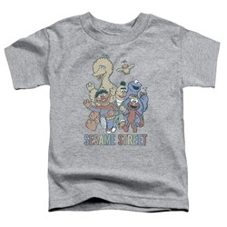 Sesame Street - Toddlers Colorful Group T-Shirt