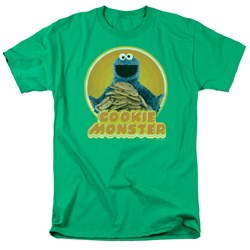 Sesame Street - Mens Cookie Iron On T-Shirt