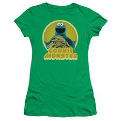 Sesame Street - Juniors Cookie Iron On T-Shirt