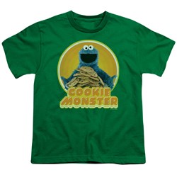 Sesame Street - Big Boys Cookie Iron On T-Shirt