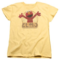Sesame Street - Womens Elmo Iron On T-Shirt
