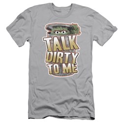 Sesame Street - Mens Talk Dirty To Me Premium Slim Fit T-Shirt