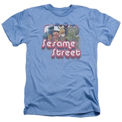 Sesame Street - Mens Groovy Group Heather T-Shirt
