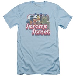 Sesame Street - Mens Groovy Group Slim Fit T-Shirt