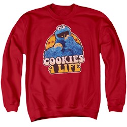 Sesame Street - Mens Cookies 4 Life Sweater