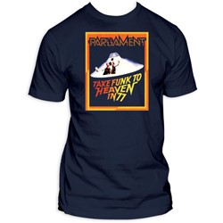 George Clinton Parliament Funk to Heaven Navy T-Shirt - L