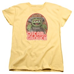 Sesame Street - Womens Oscar Iron On T-Shirt