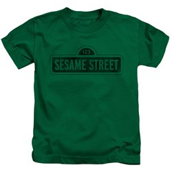 Sesame Street - Little Boys One Color Dark T-Shirt