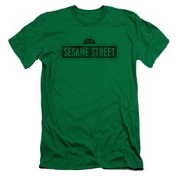 Sesame Street - Mens One Color Dark Slim Fit T-Shirt