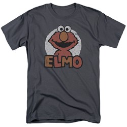 Sesame Street - Mens Elmo Name T-Shirt