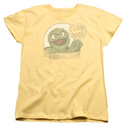 Sesame Street - Womens I Love Trash T-Shirt