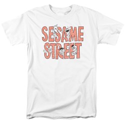 Sesame Street - Mens In Letters T-Shirt