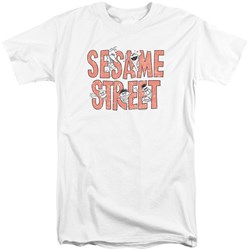 Sesame Street - Mens In Letters Tall T-Shirt