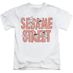 Sesame Street - Little Boys In Letters T-Shirt