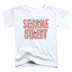 Sesame Street - Toddlers In Letters T-Shirt