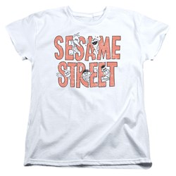 Sesame Street - Womens In Letters T-Shirt