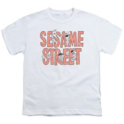 Sesame Street - Big Boys In Letters T-Shirt
