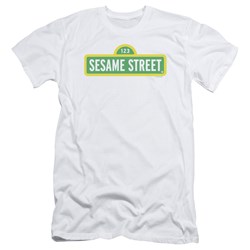 Sesame Street - Mens Logo Slim Fit T-Shirt