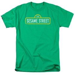 Sesame Street - Mens Rough Logo T-Shirt