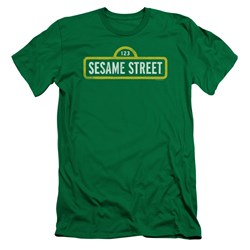 Sesame Street - Mens Rough Logo Slim Fit T-Shirt