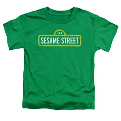 Sesame Street - Toddlers Rough Logo T-Shirt