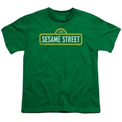 Sesame Street - Big Boys Rough Logo T-Shirt