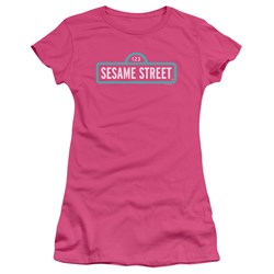 Sesame Street - Juniors Alt Logo T-Shirt
