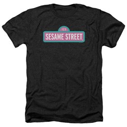 Sesame Street - Mens Alt Logo Heather T-Shirt