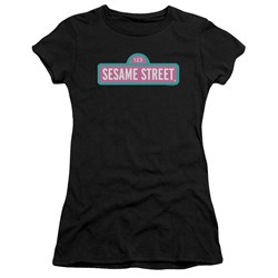 Sesame Street - Juniors Alt Logo T-Shirt