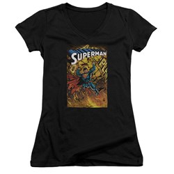 Superman - Juniors One V-Neck T-Shirt
