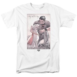 Superman - Mens Mans Best Friend T-Shirt