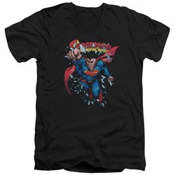 Superman - Mens Old Man Kal V-Neck T-Shirt