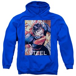 Superman - Mens Flight Of Steel Pullover Hoodie