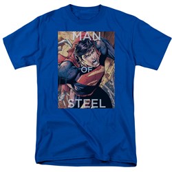 Superman - Mens Flight Of Steel T-Shirt