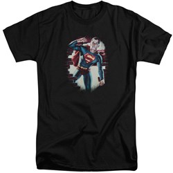 Superman - Mens Vintage Steel Tall T-Shirt