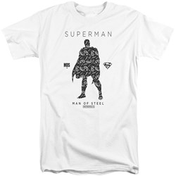 Superman - Mens Paisley Sihouette Tall T-Shirt