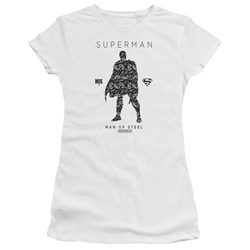 Superman - Juniors Paisley Sihouette T-Shirt
