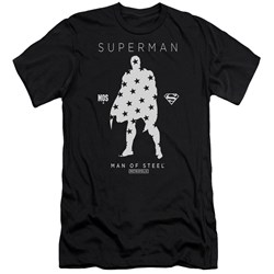 Superman - Mens Star Silhouette Slim Fit T-Shirt