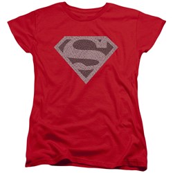 Superman - Womens Elephant Shield T-Shirt