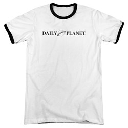 Superman - Mens Daily Planet Logo Ringer T-Shirt