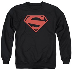 Superman - Mens 52 Red Block Sweater